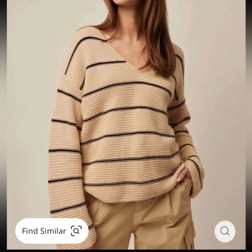 Line Stella N-Cotton Sweater In Sea Salt 
size Small/P - Picture 4 of 12